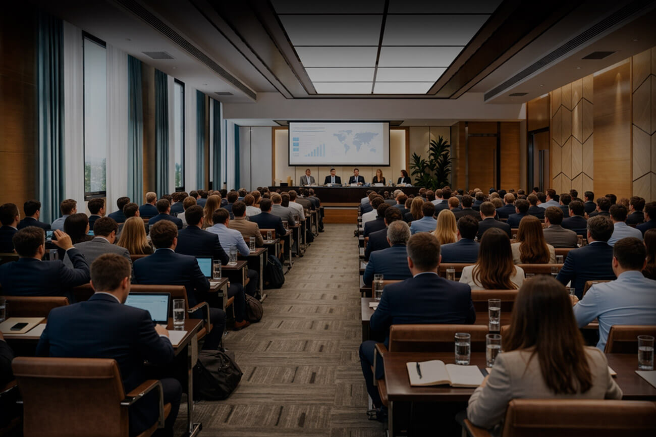 Auditório lotado em congresso