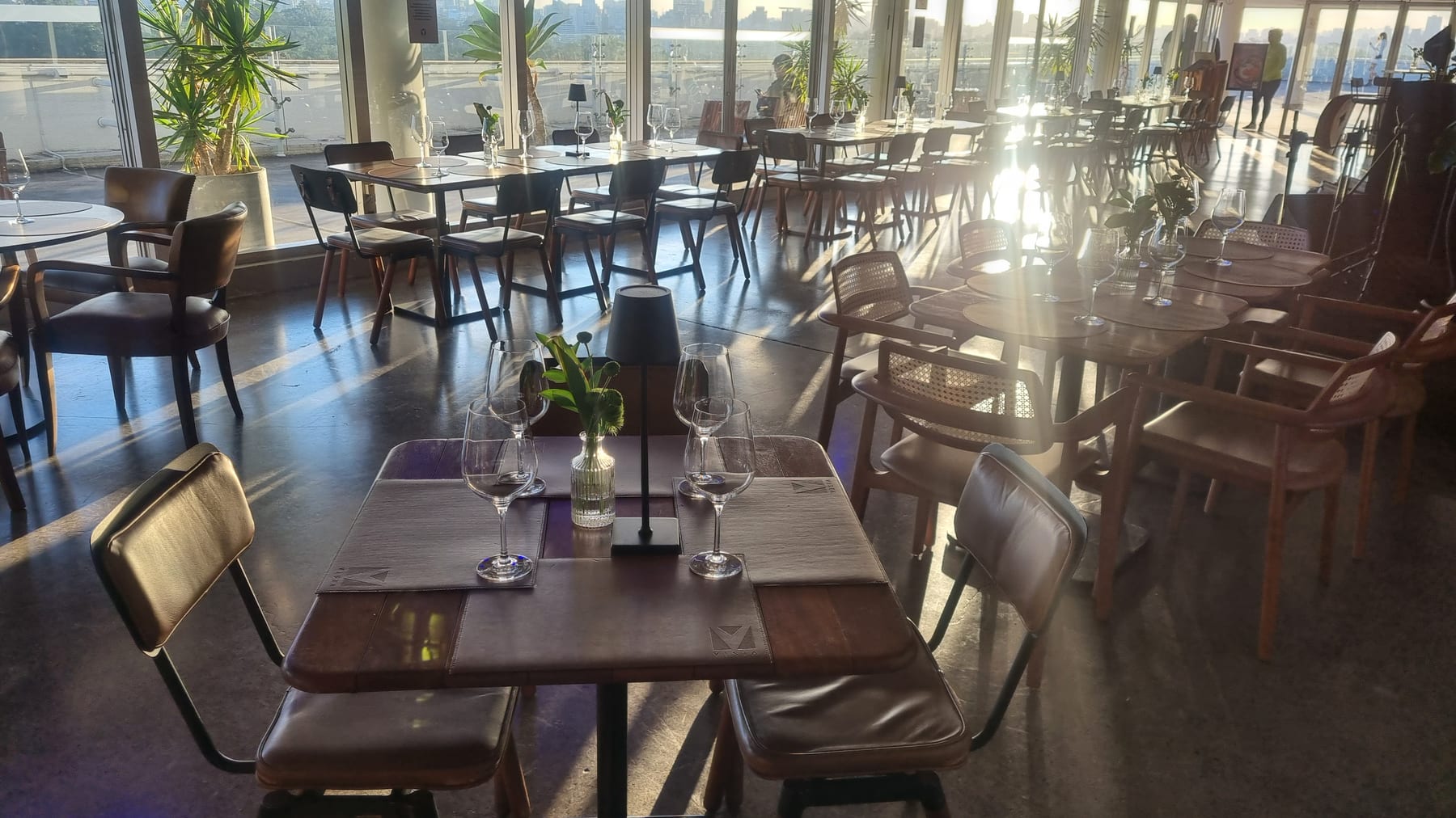 Rooftop Brasil com evento montado