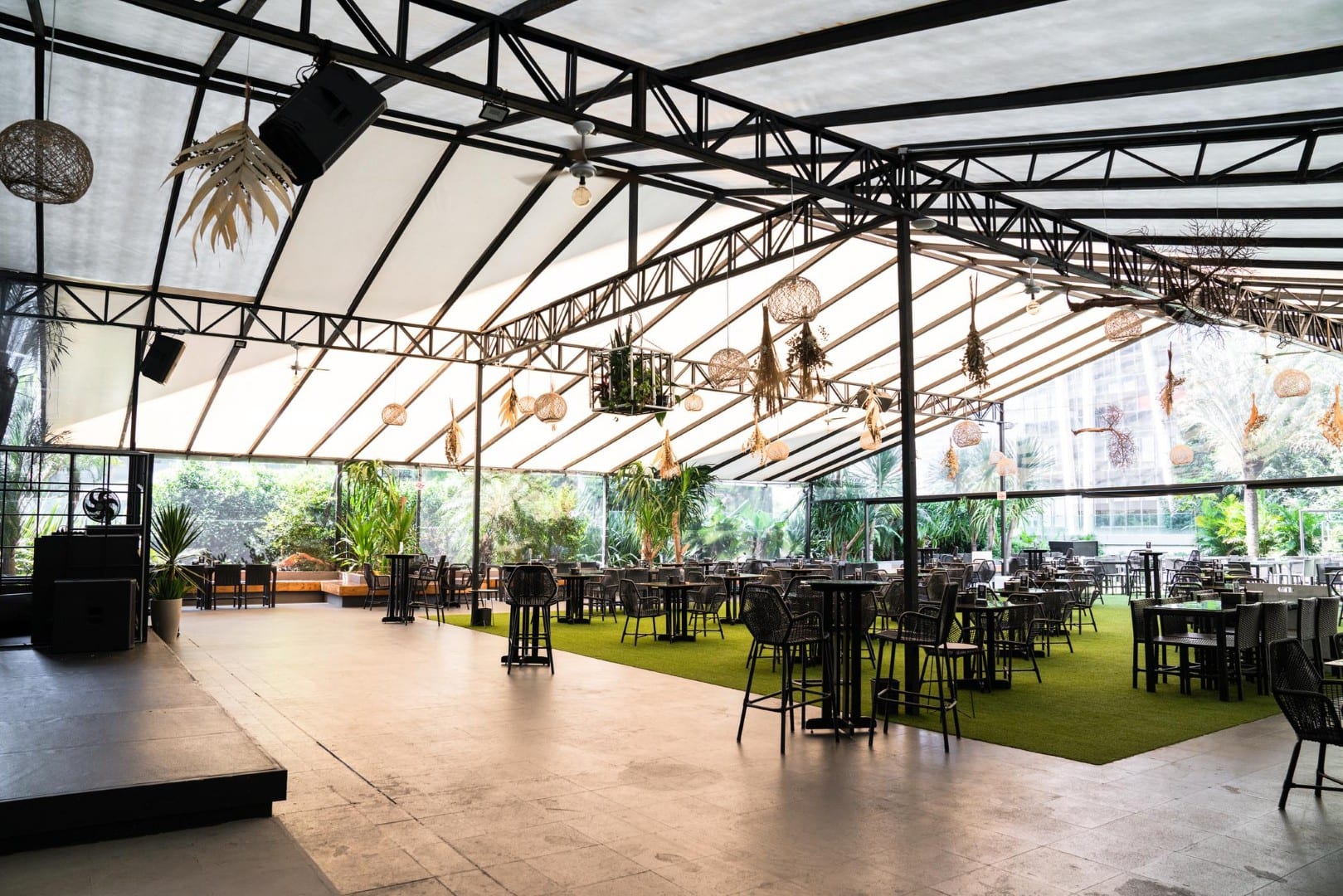 Terraço Santa Mônica montado para evento